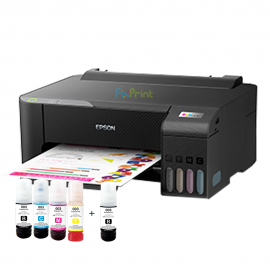BUNDLING Printer Epson EcoTank L1211 L 1211 New, Pengganti Epson L1110 L1210 With Compatible Ink