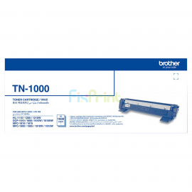 Cartridge Toner Original TN1000 TN-1000, Printer Brother HL-1110 1200 1210W DCP-1510 1600 1610W 1615NWMFC-1810 1815 1900 1905 1910W 1915W