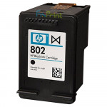 Cartridge LOOSEPACK 802 Black CH563ZZ (Tanpa Box), Tinta Printer HP Deskjet 1000 1010 1011 1050 1510 1511 2000 2050 3000 3050 All-in-One Original HP