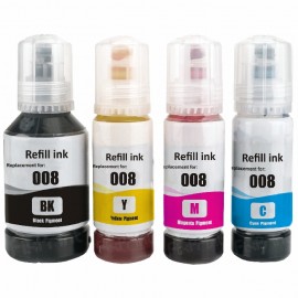 Tinta Compatible 008 70ml Pigment Yellow C13T06G400, Refill Printer EP L6550 L6570 L6580 L15150 L15160