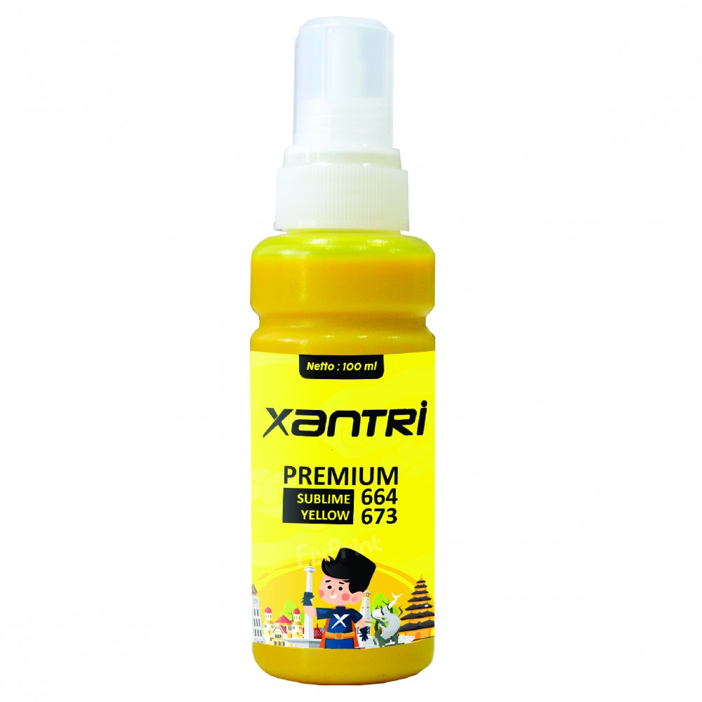 Tinta Xantri Sublim EP 664 673 Yellow 85ml, Printer EP L100 L200 L110 L120 L210 L220 L310 L350 L355 L360 L365