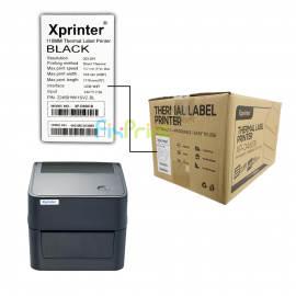 Printer Label Barcode XP-D4601B USB+WiFi, XPrinter Thermal D4601B Interface USB+Weriless, Printer Cetak Resi+Paper Tray PN 224601WI1SVZ-BL