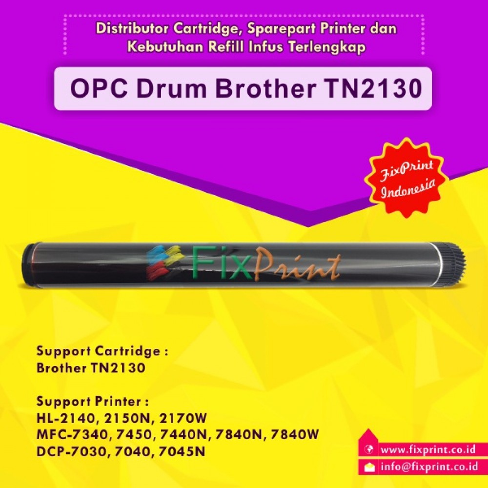 OPC Drum Toner Cartridge Bro TN2130 Bro HL-2140 HL-2150N HL-2170W MFC-7320 MFC-7340 MFC-7450 MFC-7440N MFC-7840N MFC-7840W DCP-7030 DCP-7040 DCP-7045N