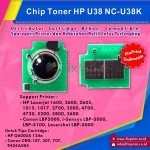 Chip Toner Cartridge HPC U38B Q6000 124A 314A Q7560A Q6470A Q5950A Q6460A Black Universal, Printer HPC Laserjet 1600 2600 2600n 2605 2605dn 2605dtn CM1015 CM1017 3000 3600 4700 4730